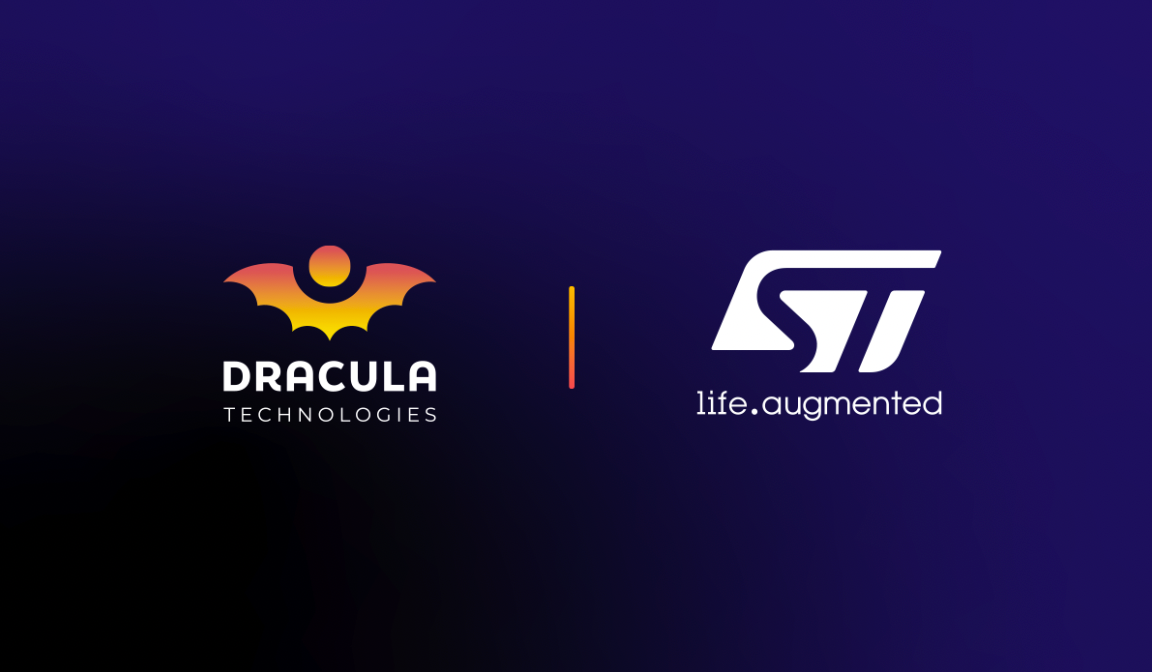Dracula Technologies Selected by STMicroelectronics for Full Autonomous MCU; Joining ST Partner Program 87